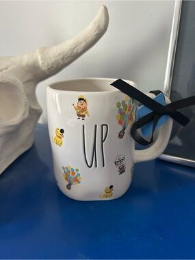 Rae Dunn Disney Pixar Up Dug the Dog Russell Carl Fredricksen Balloons Mug
